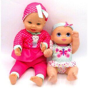 New Adventure dolls Set of 2 Talking 14" - 10" Removeable Clothes 2021 - 2019 Wo